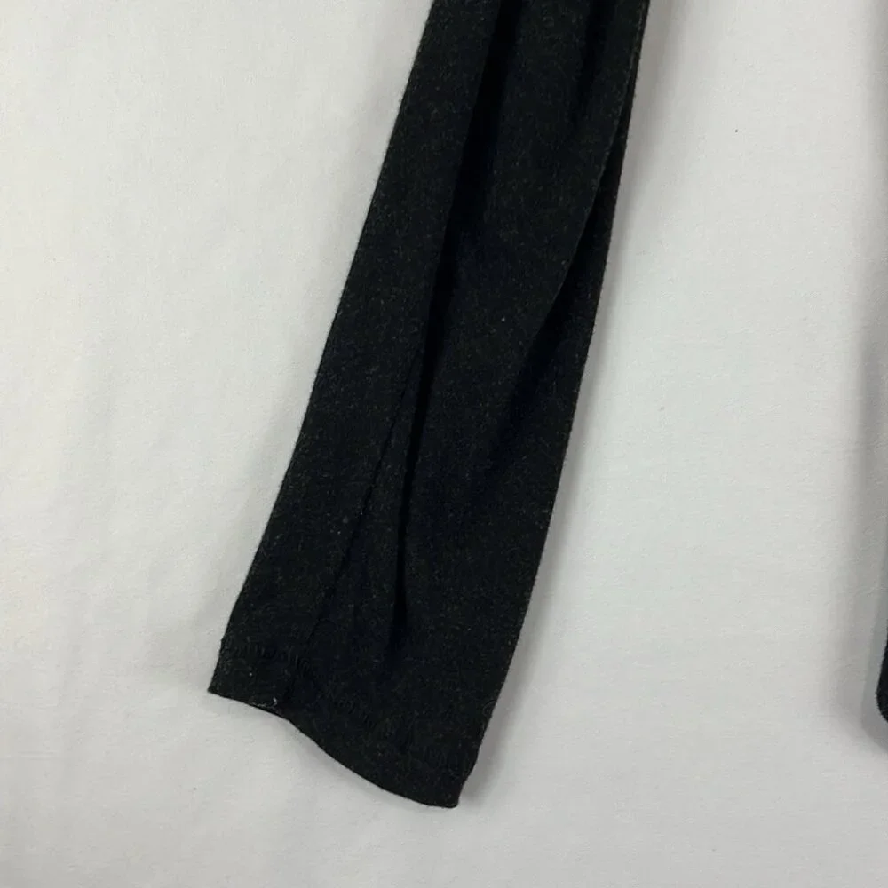 Aritzia Wilfred La Rivière Black Rayon Split Open-Back Long Sleeve Sweater - Picture 4 of 10